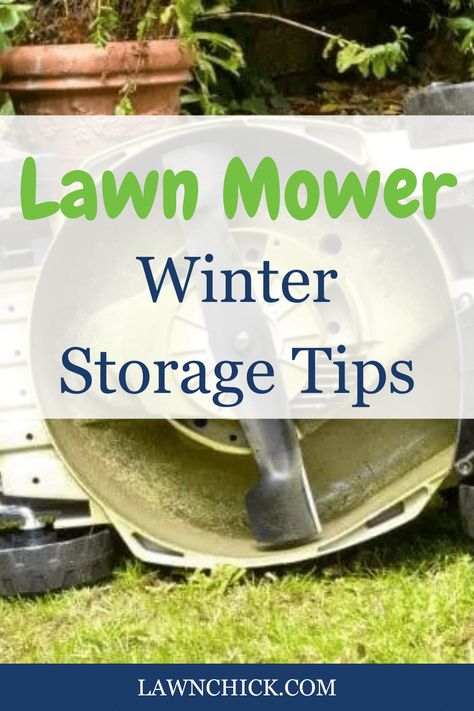 While you're busy getting your turfgrass ready to get through winter, don't forget to also give your lawn mower some TLC. It's crucial that you winterize your mower, so that it won't be damaged from sitting unused during the cold and snowy months. This blog post tells you everything involved in getting your mower ready for the winter. There are several steps, so take your time making sure you do all of them. Plus, we go through the different types of mower and discuss how to winterize each. Lawn Mower Maintenance, Lawn Pests, Lawn Mower Blade, Push Lawn Mower, Weeds In Lawn, Lawn Fertilizer, Concrete Pad, Push Mower, Lawn Equipment