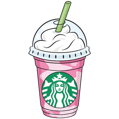 How to Draw a Starbucks Frappuccino - Really Easy Drawing Tutorial Cute Starbucks Drawings, How To Draw Starbucks Cup, Starbucks Art Drawing, Cute Drinks Drawing, Slushie Drawing, How To Draw Drinks, Drinks Drawing Easy, Starbucks Drawing Easy, How To Draw Stickers