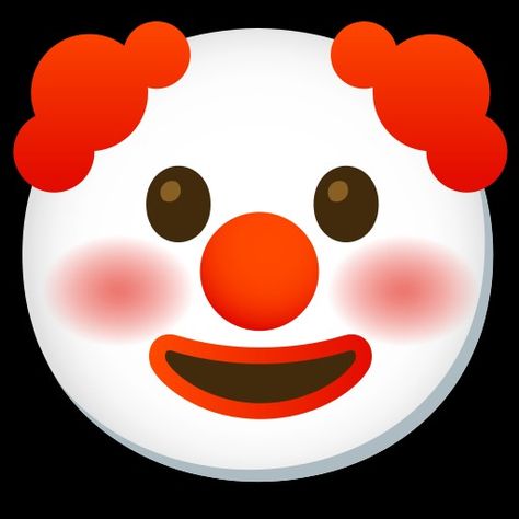 White Face Makeup, Birthday Clown, Clown Face, Face Emoji, Clown Faces, Hair Red, Red Nose, White Face, Me When