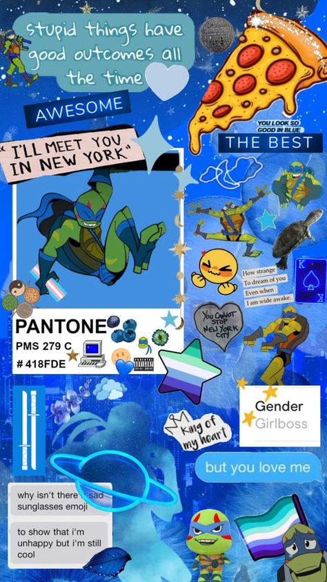 Rottmnt Matching Wallpaper, Rottmnt Leo Phone Wallpaper, Rottmnt Phone Theme, Rottmnt Leo Wallpaper, Rottmnt Wallpaper Phone, Rottmnt Stickers, Rottmnt Wallpaper, Queer Vibes, Leo Rottmnt