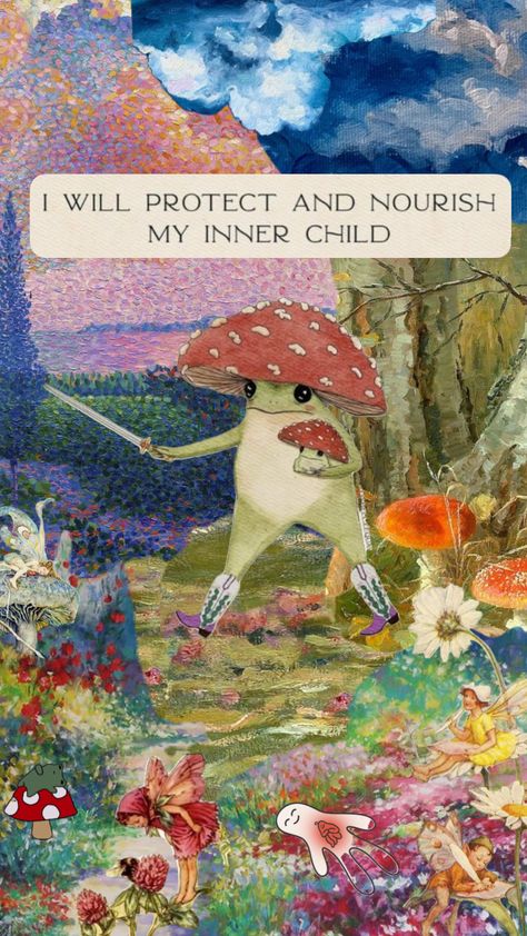 Everything for you, inner child of mine #innerchild #vintage #collageart #wallpaper #selfcare #selflove Inner Child Quotes, Recovery Humor, Elemental Magic, Inner Child Healing, Child Therapy, Emotional Awareness, Angel Messages, Out Of My Mind, Heart And Mind