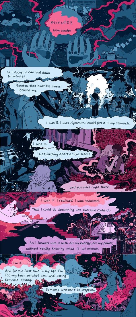 Minutes : Tillie Walden Tillie Walden, Comic Layout, Graphic Novel Art, Art Organization, Book Projects, Comic Illustration, Pretty Art, Drawing Inspiration, Art Works