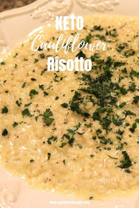 Cauliflower Rissoto, Keto Risotto, Cauliflower Risotto Recipes, Keto Side Dish, Cauliflower Risotto, Low Carb Side, Keto Sides, Keto Side, Best Recipes Ever