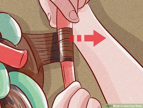 How to Use Curl Rods: 14 Steps (with Pictures) - wikiHow Curl Rods, How To Do Curls, Curling Rods, Flexi Rods, Natural Curls Hairstyles, Hair Locks, Professional Hairstylist, Beautiful Curls, Formal Hairstyles