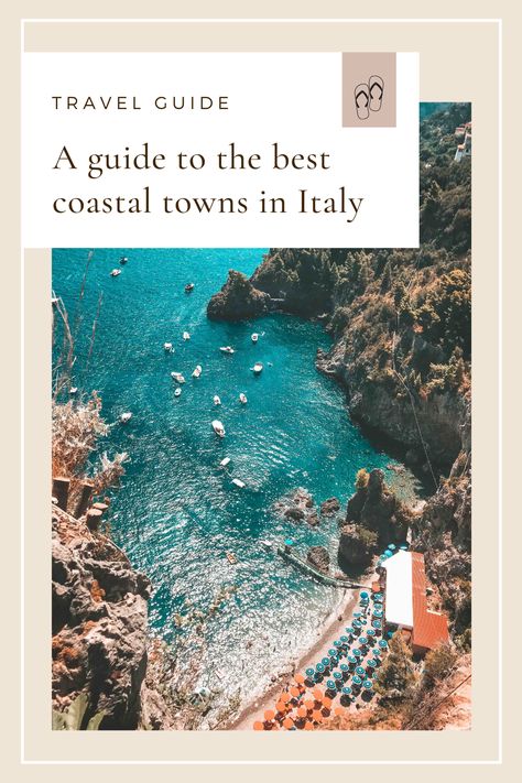 Italian coastal towns are without doubt among some of the planet’s most picturesque locations. Here are 15 of the best beach towns in Italy to add to your bucket list or Italian holiday itinerary. | #italy #italianbeaches #italytravel #italiancoastaltowns | pocketwanderings.com Holiday Itinerary, Itinerary Italy, Towns In Italy, Italian Beaches, Day Trips From Rome, Italian Holiday, Beach Towns, Cities In Italy, Seaside Towns