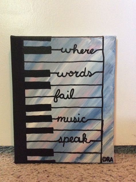 Things To Draw Related To Music, Music Note Painting Ideas, Microphone Painting Canvases, Choir Painting Ideas, Music Painting Canvas Easy, Musical Canvas Painting, Canvas Music Painting, Musical Painting Ideas, Easy Music Paintings