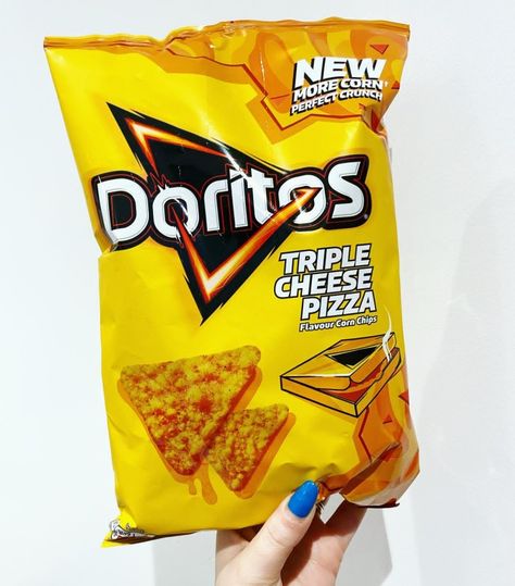 Doritos Cheese, Pizza Tortilla, Tortilla Pizza, Pizza Flavors, Corn Chips, Tortilla Chips, Potato Chips, Cheese Pizza, Chip Bag