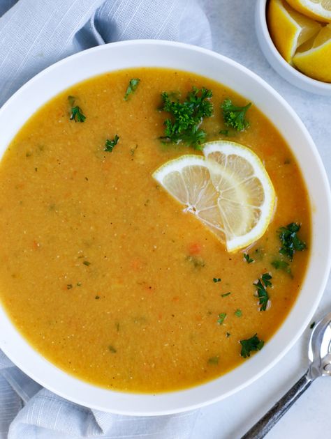 Shorbat Adas Recipe, Lebanese Lentil Soup Recipe, Arabic Lentil Soup, Adas Soup, Arabic Lentil Soup Recipe, Mermaid Diet, Recipe Lebanese, Mindful Meals, Cultural Dishes