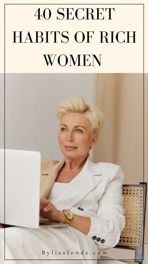 40 secret habits of rich women. How to become a successful woman with these top secret habits. Rich woman luxury lifestyle aesthetic, rich woman lifestyle inspiration, successful women quotes, successful woman wallpaper. #successful #successmindset #success A Successful Woman, Female Habits, Successful Women Quotes, Pumpkin Tattoo, Rich Women Lifestyle, Successful Woman, Tattoos Men, Vie Motivation, Rich Women