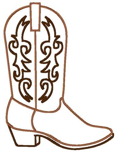 Cowboy Boot Outline Animated Cowboy Boots, Easy Boot Drawing, Cowgirl Boot Drawing Easy, Cowboy Boot Drawing Simple, Cowboy Boot Punch Needle, Cowboy Boot Silhouette, How To Paint Cowboy Boots, Cowboy Boot Line Art, Cowboy Boot Embroidery Pattern