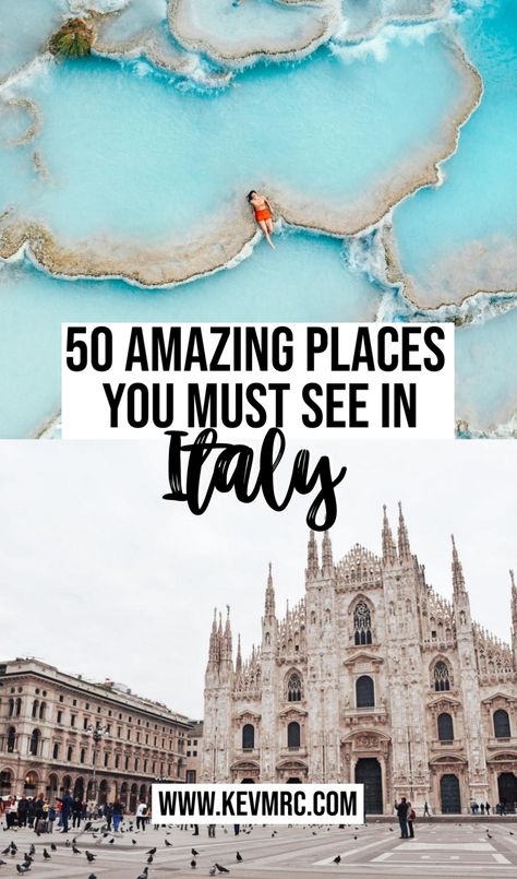 Do you dream of Italy? Well, this post will make you dream even more, and maybe help you make the leap and finally book your flight! Check out the most amazing places to see in Italy. italy travel | italy bucket list | italy travel destinations Bucket List Italy, Places To See In Italy, Must See Italy, Italy Travel Destinations, Italy Bucket List, Italy Travel Photography, Cheap Places To Travel, Italian Holiday, Best Of Italy