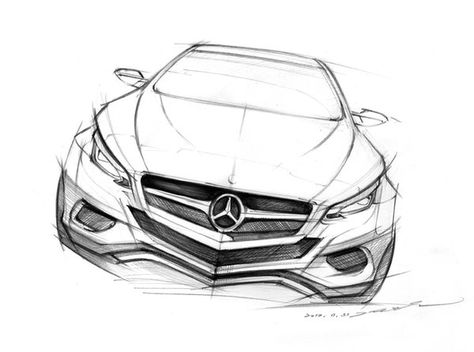 Car Sketch Practice by ~darkdamage on deviantART Car Drawing Pencil, Supercar Design, Sketch Practice, Logos Retro, Vintage Logos, Graphisches Design, Fashion 2014, Basket Vintage, Wall Basket