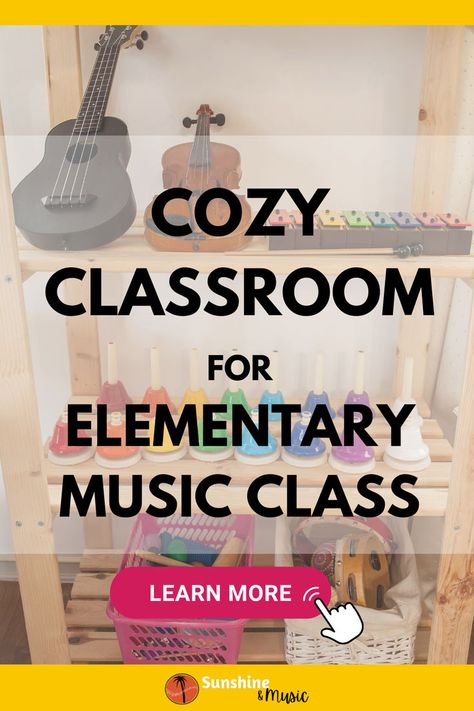 cozy classroom for music class Music Decor Ideas, Elementary Music Room Decor, Elementary Music Classroom Setup, Music Classroom Ideas, Elementary Music Classroom Decor, Music Room Bulletin Boards, Music Classroom Bulletin Boards, Choir Classroom, Cozy Classroom