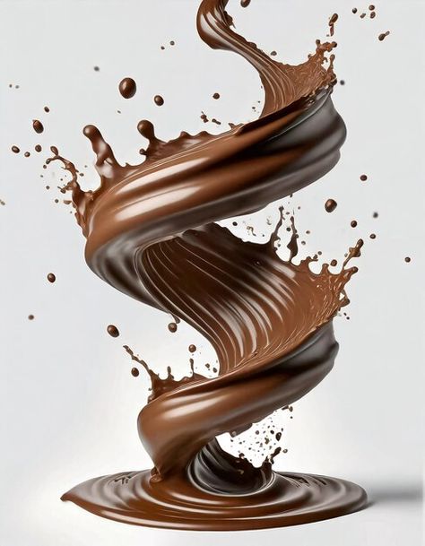 Photo chocolate milk twister whirlwind o... | Premium Photo #Freepik #photo Creative Design Ideas Poster, Recipe Art, Social Media Branding Design, Pizza Design, Photoshop Video, Creative Advertising Design, Makeup News, Food Poster Design, Ben And Jerrys