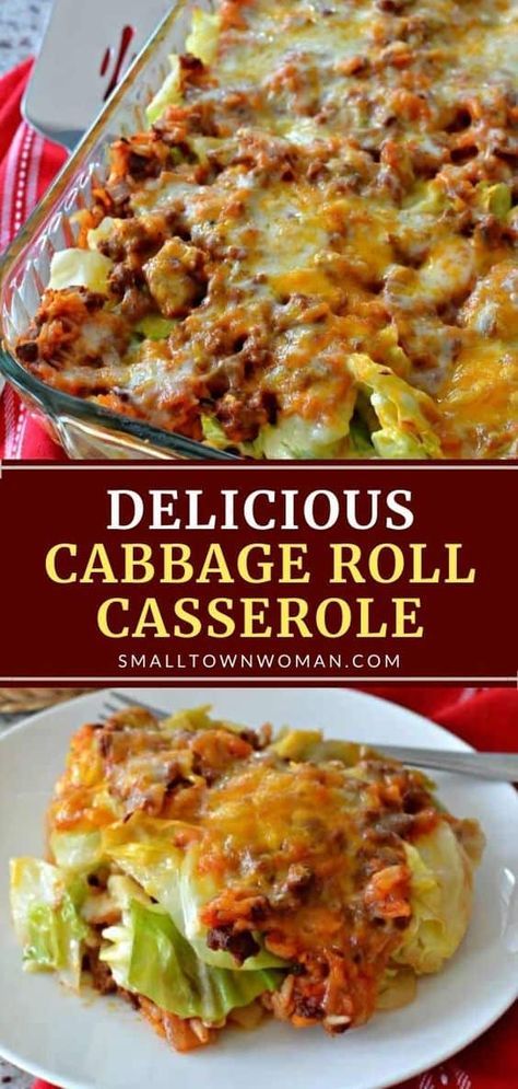 Casserole Healthy, Cabbage Casserole Recipes, Cabbage Roll Casserole, Desayuno Keto, Stuffed Cabbage Rolls, Beef Dinners, Cabbage Roll, Cabbage Casserole, Stuffed Cabbage