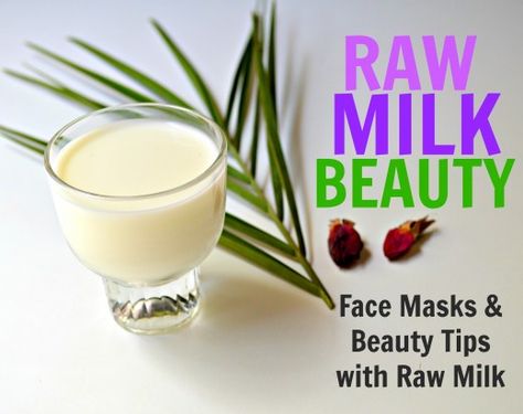 Find out more beauty secrets and face masks using raw milk, an ancient beauty wonder. Milk Face Mask, Lemonade Slushie, Milk Face, Italian Beauty Secrets, Milk Mask, Bright Glowing Skin, French Beauty Secrets, Mask Recipes, Frozen Strawberry