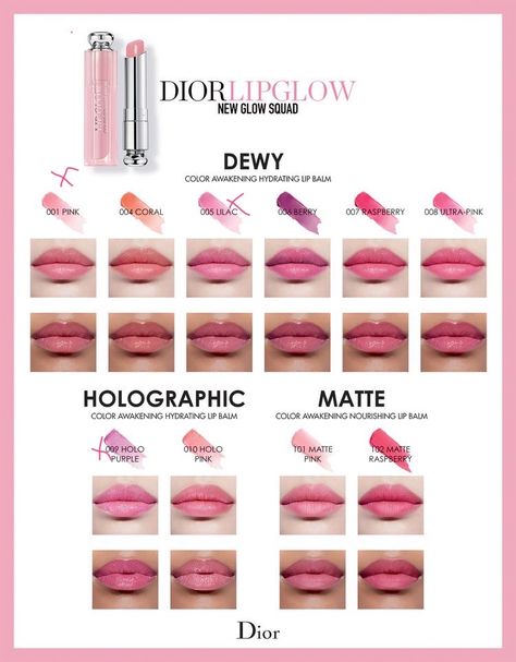 Dior Eyeshadow, Light Pink Lip Gloss, Dior Lip, Lipstick For Fair Skin, Dior Addict Lip Glow, Dior Lip Glow, Dior Lipstick, Glitter Lipstick, Lipstick Designs