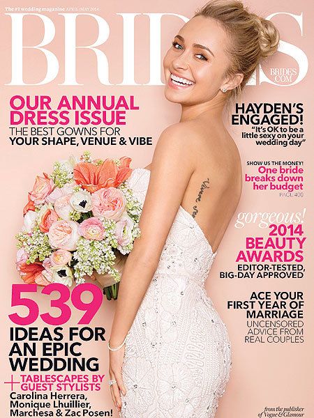 No Bridezilla Here! Hayden Panettiere Is Laid-Back About Her Wedding Best Gowns, First Year Of Marriage, Hayden Panettiere, Naeem Khan, Brides Magazine, April May, Wedding Tablescapes, Beauty Awards, Flattering Dresses