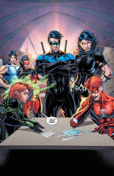 #teentitans #DC #DCComics #titans #rebirth Titans Rebirth, Wally West, Teen Titan, Univers Dc, Dc Comics Artwork, Bd Comics, Dc Memes, Jason Todd, Detective Comics