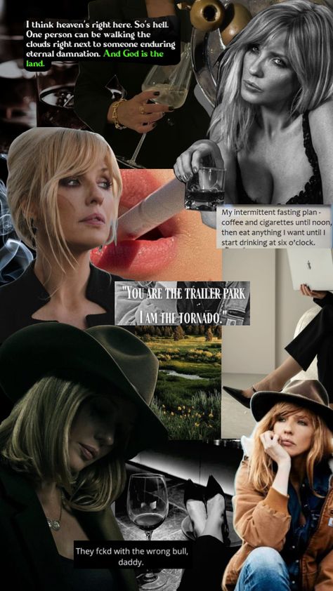 #bethdutton #yellowstone #duttonranch #ceo #badass Yellowstone Aesthetic, Beth Dutton Style, Beth Dutton, Trailer Park, Tornado, Old Money, How To Plan