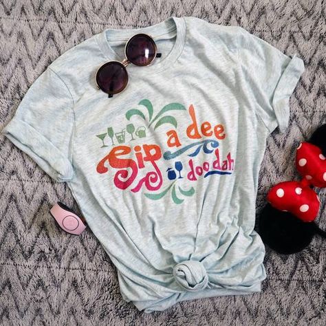 Wine Splash, Farm Shirts, Disney Drinks, Up Disney, Song Of The South, Matching Disney Shirts, Wine Shirt, Epcot Food, Drinking Around The World