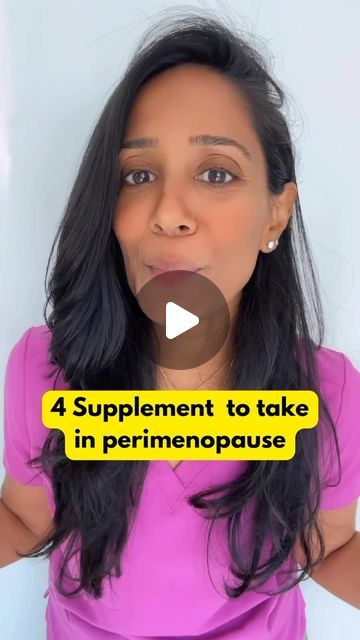 Dr. Poonam Desai| Longevity Expert on Instagram: "4 supplements to consider taking in perimenopause

For many people this could mean in your 30s and 40s 

Always talk to your doctor before you start a supplement 

Comment “hi” to get my favorite magnesium glycinate brand! 

#health #menopause #perimenopause #longevity" Premenopausal Supplements, Vitamins For Menopausal Women, Best Vitamins For Women Over 40, Perimenopausal Supplements, Perimenaupose Symptoms, Good Vitamins For Women, Healthy Vitamins, Minimalist Skincare, Magnesium Glycinate