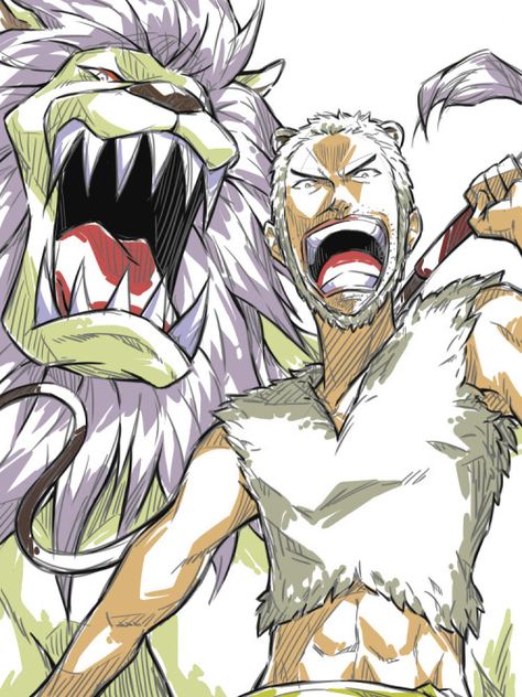 Beast Tamer Mohji the crew's first mate and biologist and his pet lion Richie Beast Tamer, Pet Lion, Lion Tamer, Watch One Piece, Tv Ads, Best Fan, One Piece Fanart, I Love Anime, One Piece Manga