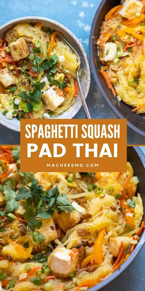 Homemade Pad Thai Sauce, Keto Spaghetti Squash, Spaghetti Squash Pad Thai, Homemade Pad Thai, Keto Spaghetti, Easy Spaghetti Squash, Spaghetti Squash Recipes Easy, Pad Thai Sauce, Best Spaghetti