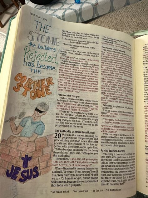 Luke 19:17 Bible Journaling Luke 19 Bible Journaling, Luke 9:23-24 Bible Journaling, Luke 17, Scripture Journal, Inspire Bible, Luke 9, Bible Journaling Ideas Drawings, Inspire Bible Journaling, Bible Reading