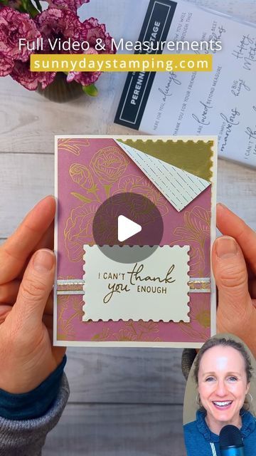 Juli Baca - Paper Craft Teacher on Instagram: "What’s one simple trick you can do to make a simple card special?  Just fold down the corner of the double-sided paper to reveal a different pattern!  It’s so easy to do, but really looks cool!  If you want to make this card, I give you all the measurements and a full video over on my website.  If you can’t find it, let me know and I send you the link.  Did you see that I glued down my paper before I added the ribbon?  Don't do that!  Hahaha!  I had to pull mine off really quickly before the glue dried!  Thank goodness for the all purpose liquid glue.  You get a little time to work with if you need it!   The Forever Love Designer Series Paper I used is back in stock for now!  It will retire soon, so if you love it, get it now.   #stamping #rub Fold Cards, Designer Series Paper, Card Making Tutorials, Card Making Techniques, Fun Fold Cards, Back In Stock, Forever Love, Crafty Things, Simple Tricks