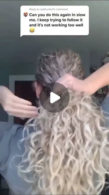 Curly | Hair | Beauty on Instagram: "Simple bun 🚫 No hair tie 🚫 No bobby pins🔥 
☑️Follow @curlyqueens.co for more videos 🎥🎦📽️
☑️DM us your videos to get the chance to be featured ❤️💜❤️
©️ @maddiekryder5
📽All rights & credits to the owners 📽

Tag a friend who needs to see this!❤️
➖➖➖➖➖➖➖➖➖➖➖
." Bun No Hair Tie, How To Tie A Bun, Simple Bun, Curly Hair Beauty, Easy Bun, Tag A Friend, Hair Tie, Hair Ties, Bobby Pins