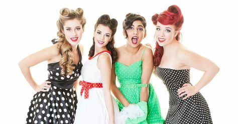 Pinup Style Vs Rockabilly – Differences and Outfit Inspiration Black Wiggle Dress, Group Photoshoot, Rockabilly Looks, Pinup Style, Best Leather Jackets, Red Pencil Skirt, Rockabilly Style, Rockabilly Pin Up, Pin Up Hair