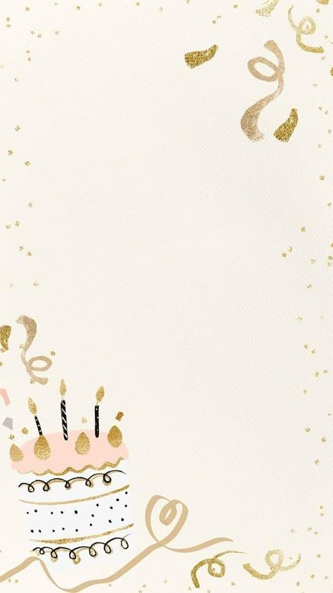 Phone Wallpaper Beige, Glittery Cake, Birthday Border, Birthday Invitation Background, Aesthetic Birthday Cake, Birthday Card Background, Happy Birthday Invitation, Happy Birthday Invitation Card, Birthday Background Design