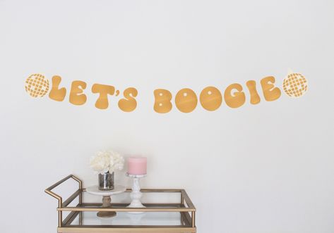 Disco Ball Bachelorette, 70s Party Theme, Disco Theme Party, 70s Theme Party, Bachelorette Inspo, Retro Bachelorette, Bachelorette Banner, Bachelorette Party Banners, Disco Theme