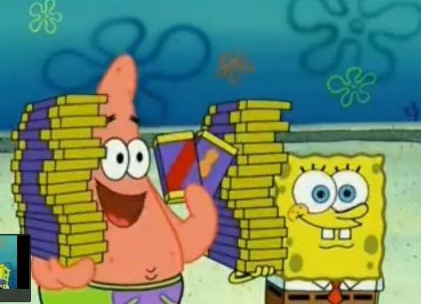 Spongebob: Chocolate with nuts<<<(fish guy) "CHOCOLATE!!" (old lady fishes) "What, what are they selling?!' "Chocolates." "What?" "Chocolates!" "I CAN'T HEAR YOU!!" "THEY'RE SELLING CHOCOLATES!" "They're selling chocolate?!" 'Yeah!'' Spongebob Chocolate, Chocolate Guy, Chocolate With Nuts, Spongebob Logic, Tim Burton Animation, Spongebob Party, Spongebob Birthday, Handmade Gifts For Friends, Pineapple Under The Sea