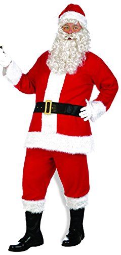 Forum Novelties Men's Flannel Santa Suit, Red/White, X-Large Best Halloween Costumes & Dresses USA Lego Costume, Legend Of Zelda Costume, Batman Costumes, Addams Family Costumes, St Patrick's Day Costumes, Batgirl Costume, Captain America Costume, Yellow Costume, Santa Claus Costume