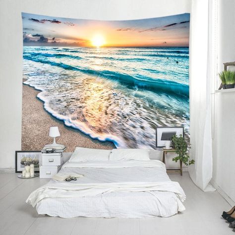 Pirate Wall Decor, Classic Landscape, Landscape Tapestry, Cheap Wall Tapestries, Ocean Room, Beach Pattern, Picnic Tablecloth, Forest Scenery, Garden Artwork