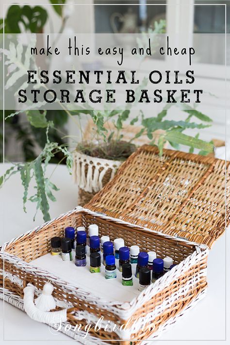 How to make essential oils storage. This essential oils organizer DIY project is super easy and fun. This essential oils organizing basket is cheap, quick and not complicated at all. Keep your oils safe and secure with this essential oils storage DIY. Storing Essential Oils Storage Ideas Diy, Essential Oil Storage Diy, Essential Oil Storage Ideas Diy, Essential Oil Organization Storage, Essential Oils Storage Ideas, Make Essential Oils, Essential Oil Organizer, Essential Oils Storage, Changing Lifestyle