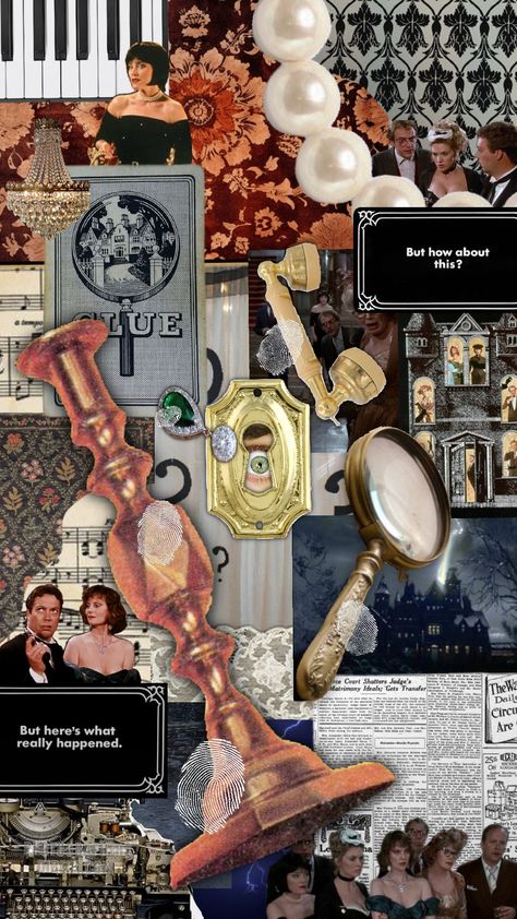 #clue #cluemovie #whodunit #crime Clue Movie, Clue Board Game, Clue Party, Clue Games, Mystery Party, What Really Happened, Halloween Movies, Bat Mitzvah, Clue