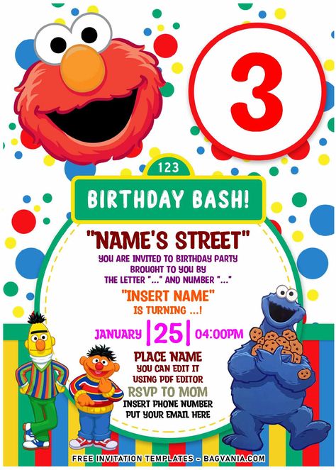 Free Elmo Birthday Invitation, Elmos World Birthday Invitations, Sesame Street 1st Birthday Invitations, Elmo First Birthday Invitations, Sesame Street Invitations Template, Elmo Invitations 2nd Birthday, Elmo Birthday Invitation Template Free, Sesame Street Party Invitations, Elmo Birthday Party Invitations