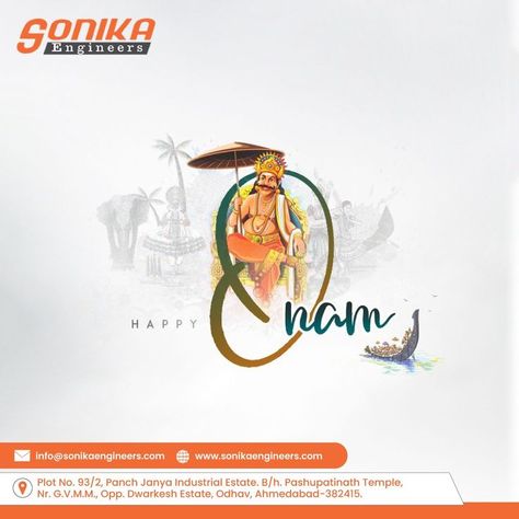 May this auspicious festival and New Year bring happiness and prosperity to you. Here's wishing you a very Happy Onam 2022! #SonikaEngineers #onam #onamcelebration #onamspecial #happyonam #onamfestival #onam2022 #onamvibes #celebration #festival Onam Festival Creative Ads, Onam Poster, Happy Onam Images, Onam Images, Happy Onam Wishes, Onam Wishes, Poster Design Layout, Happy Onam, Industrial Fan