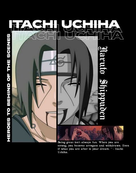 Naruto Shippuden Itachi Uchiha Itachi Uchiha Tshirt Design, Itachi Tshirt, Naruto Shippuden Itachi, Uchiha Brothers, Tshirt Printing Business, One Piece Logo, Bear Artwork, Anime Printables, Tshirt Design Inspiration