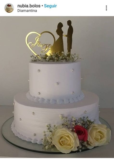 Wedding Candy Cart, Wedding Cake Favors, Wedding Cake Simple Elegant, Metallic Wedding Cakes, Buttercream Cake Designs, Fondant Cake Designs, Wedding Anniversary Cakes, Elegant Birthday Cakes, Wedding Cake Photos