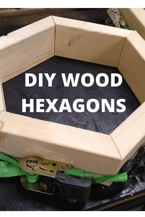 DIY wood hexagons, home decor on a budget, do it yourself projects, hexagon honeycomb shelves Honey In The Rock, Hexagon Diy, Hexagon Decor, Wood Hexagon, Honeycomb Shelves, Honeycomb Shape, Hexagon Shelves, Gardening Hacks, Diy House Projects