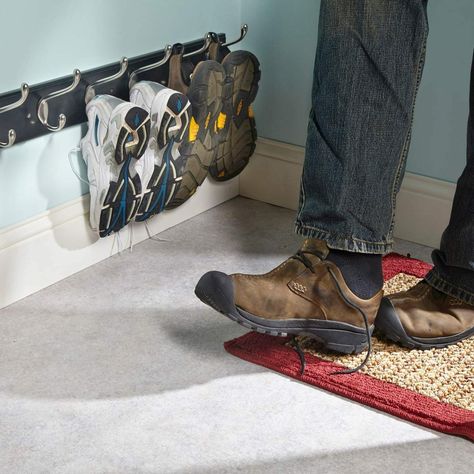 Shoe Storage Hacks, Diy Shoe Storage, Shoe Organization, Diy Shoe Rack, Entryway Shoe Storage, House Redo, Entryway Shoe, Camper Life, Storage Hacks