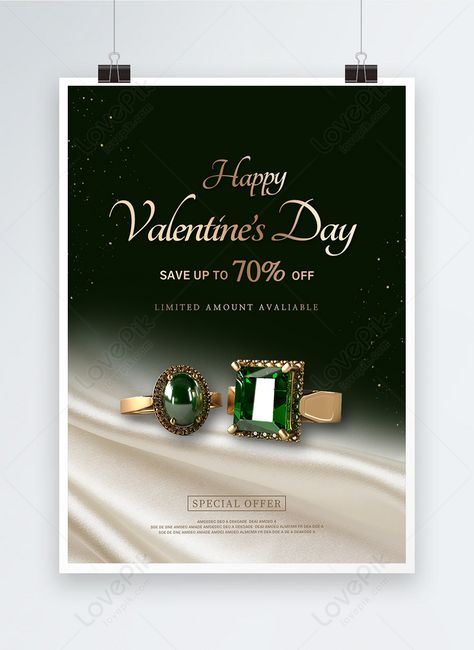 Green texture high jewelry valentines day promotion poster valentine's day, promotion, poster, valentine's day promotion poster, green valentine's day promotion poster, ring, emerald, silk texture, jewelry#Lovepik#template Jewelry Valentines Day, Poster Images, Texture Jewelry, Poster Green, Silk Texture, Promotion Poster, Brand Advertising, Digital Media Marketing, Vi Design