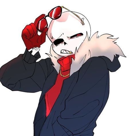 Fell Sans Pfp, Underfell Sans Fanart, Fell Sans Fanart, Underfell Comic, Fell Sans, Underfell Sans, Horror Sans, Undertale Pictures, Cool Shades