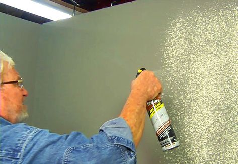 How To Do Knockdown Texture Walls, How To Cover A Damaged Wall, How To Repair Textured Drywall, Spray Texture Walls Diy, How To Texture A Wall, Adding Texture To Walls, Fix Hole In Wall, Repair Drywall Hole, Spray Texture Walls