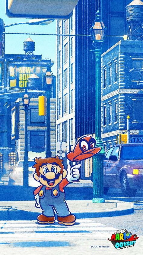 Super Mario Odyssey Cellphone Wallpaper Wallpaper Nintendo, Super Mario Odyssey, Super Mario Nintendo, Super Mario Games, Gameboy Color, Mario Games, Paper Mario, Mario Nintendo, Super Mario Art