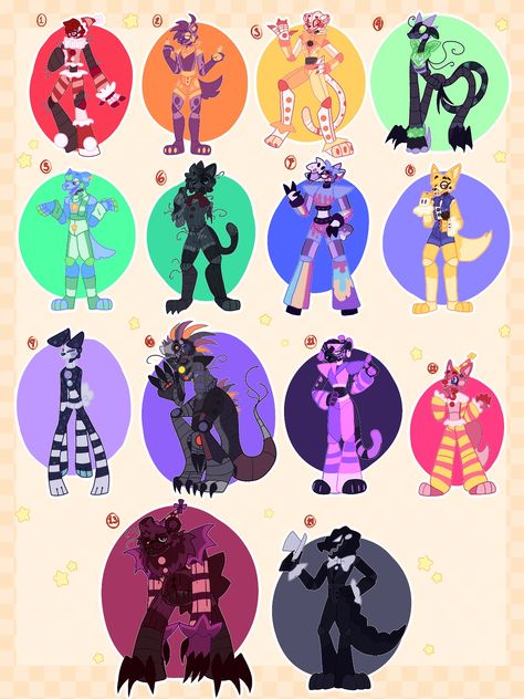 Mythical Creatures Drawings, Cute Wolf Drawings, Fnaf Oc, Cute Food Drawings, Creature Drawings, Fnaf Characters, Doodle Art Designs, Fnaf Drawings, Fnaf Art